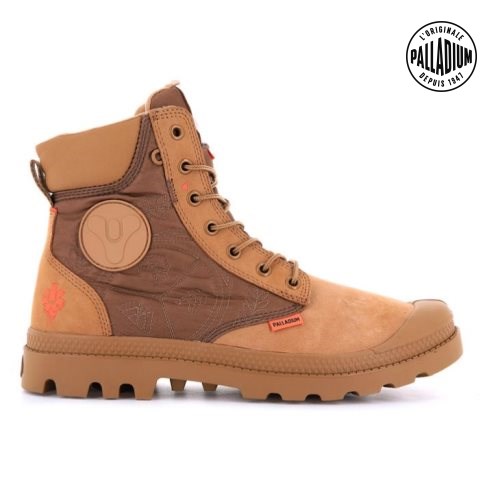 Pánské Boty Palladium Pampa X Destiny WPN Hnědé | CZ PVJ-02X